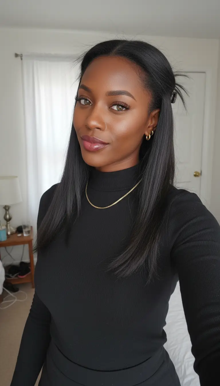 Effortless Elegance: Minimal Style Meets Striking African Beauty